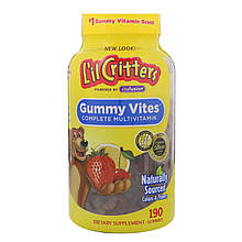 Мультивітаміни жувальні ведмедики Gummy Vites, 190 жувальних мармеладок L'il Critters