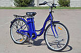 Електровелосипед SKYBIKE LIRA (350W-36V) Синій, фото 11