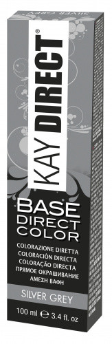 KayDirect Полуперманентная фарба прямого фарбування 100мл BASE Срібло сірий