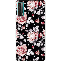 Силіконовий бампер чохол для Huawei P Smart 2021 з малюнком Троянди