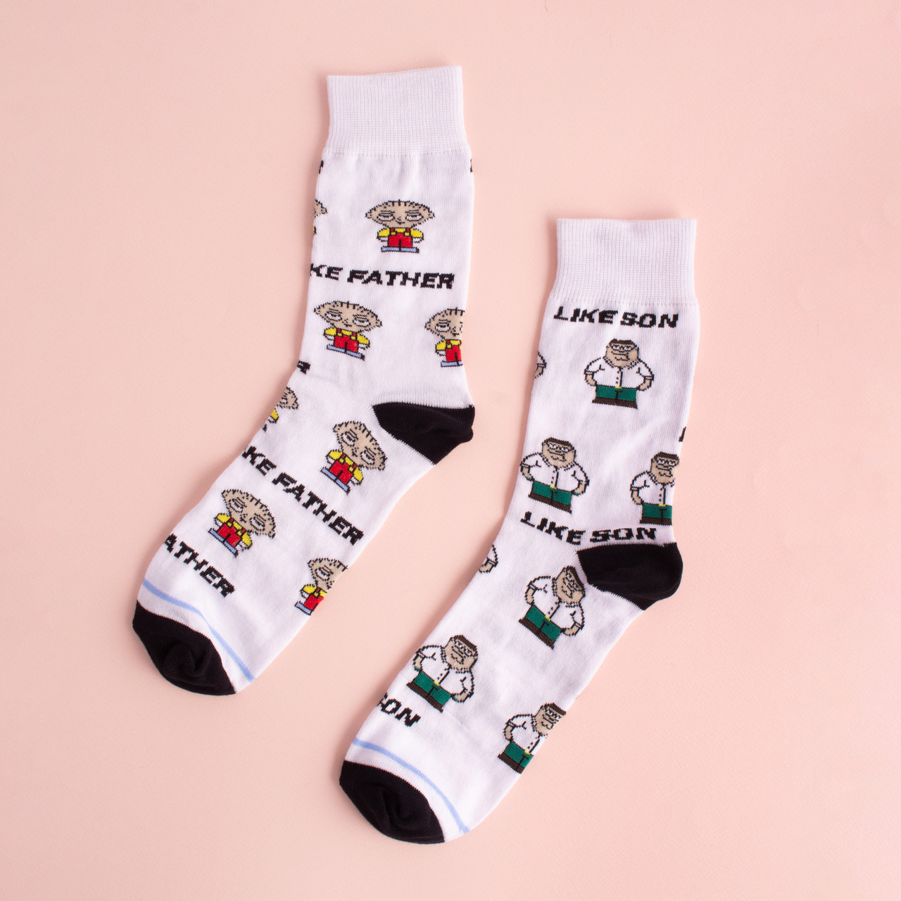 Шкарпетки з принтом  "Гріфін батько і син", фото 1