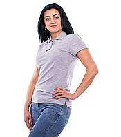 Bono Женская футболка Поло серый 400119 44