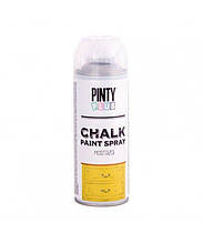 Фарба-аерозоль на водній основі Chalk-finish, Світло-жовта, 400 мл, PINTYPLUS