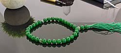 Чітки з натурального каменю Нефрит.
