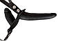 Двухсторонний страпон Double Strap On Black Silicone, фото 3