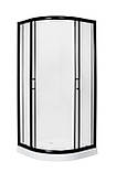 Душева кабіна INSANA MIRA Black 90x90x205 дрібний піддон, фото 2