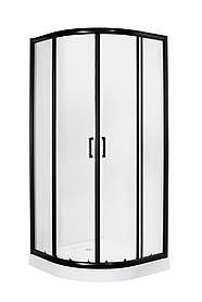 Душева кабіна INSANA MIRA Black 90x90x205 дрібний піддон