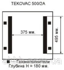 Упаковщик вакуумный Tekovac 500/2A - фото 3 - id-p214745250