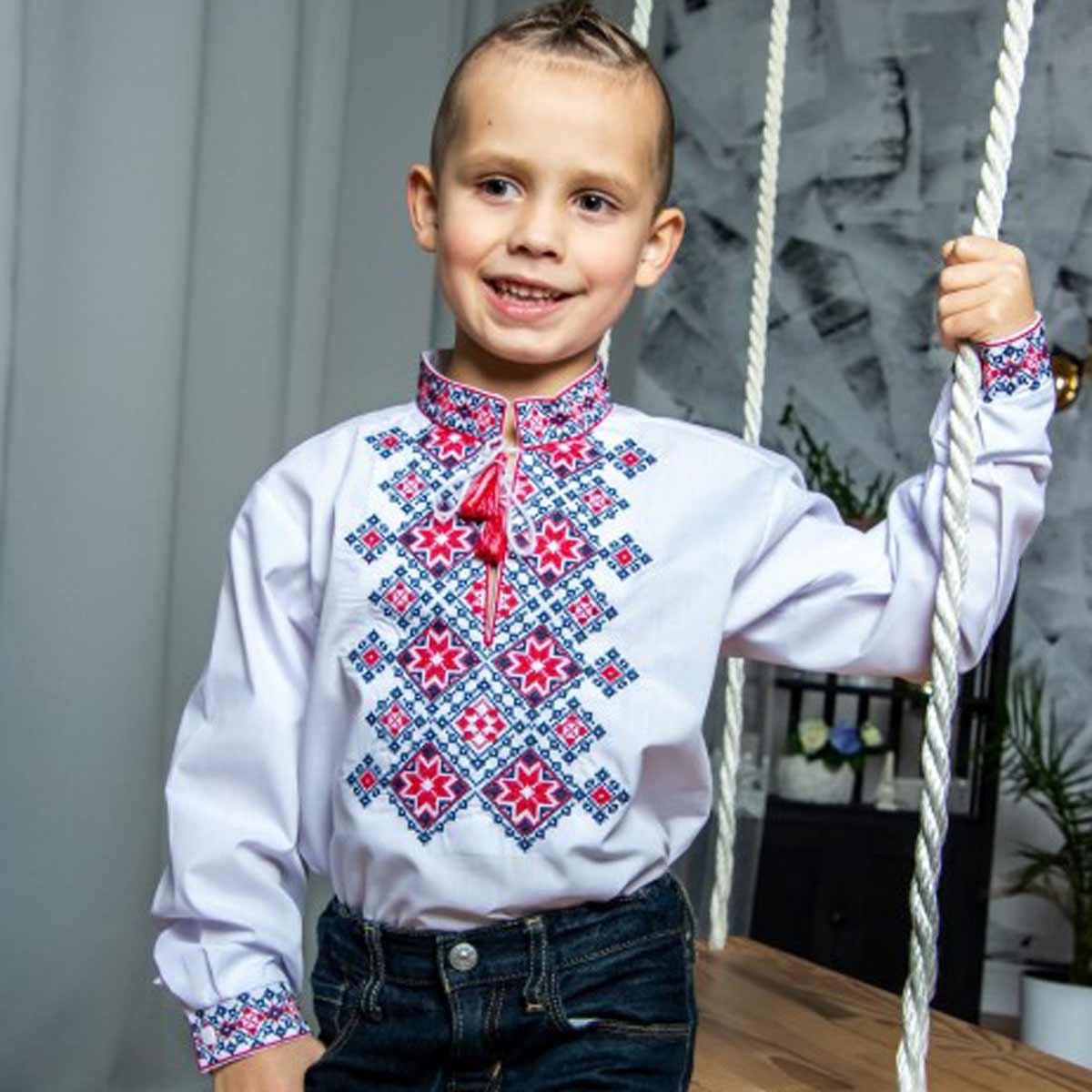 Дитяча вишиванка на хлопчика Марко р.146