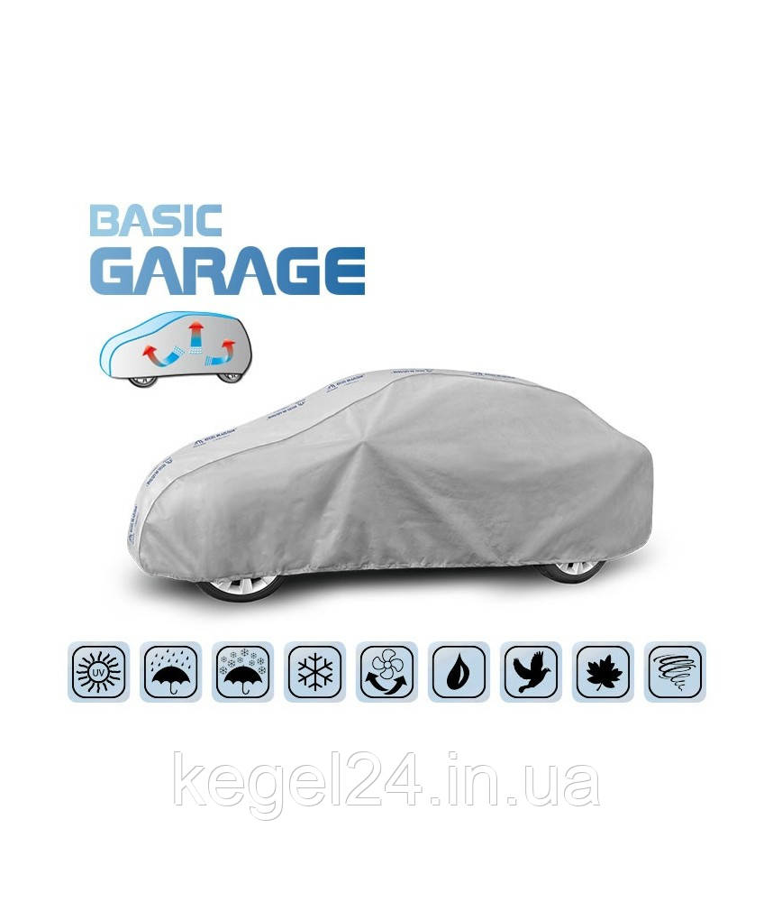 Чехол-тент для автомобиля „Basic  Garage” размер M Sedan ОРИГИНАЛ! Официальная ГАРАНТИЯ!