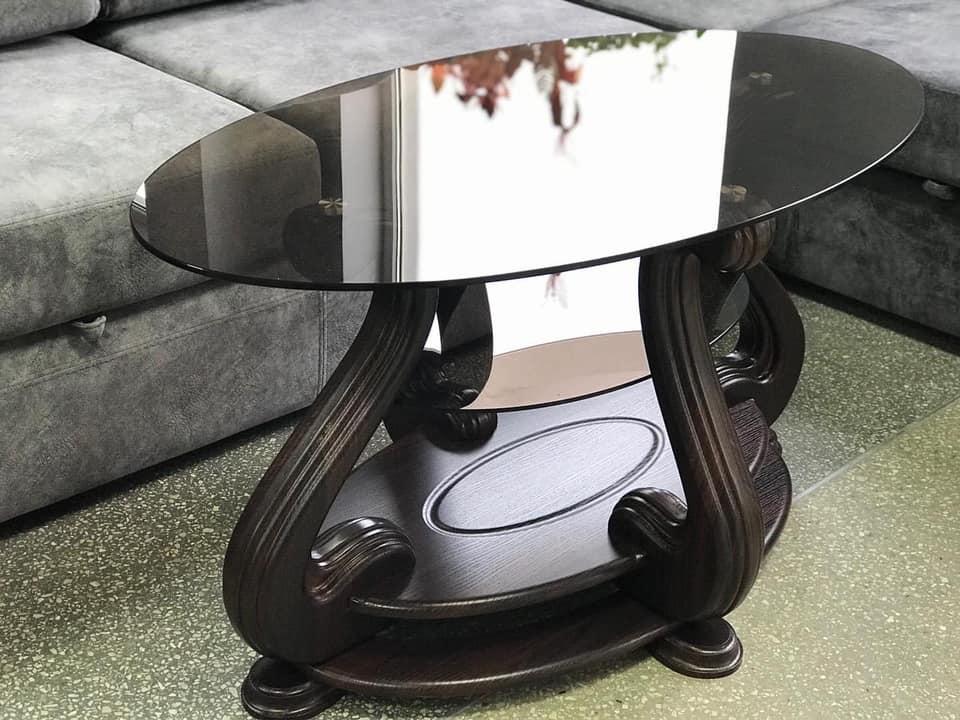 Стіл журнальний скляний Мілан МС-2 Антонік, колір на вибір