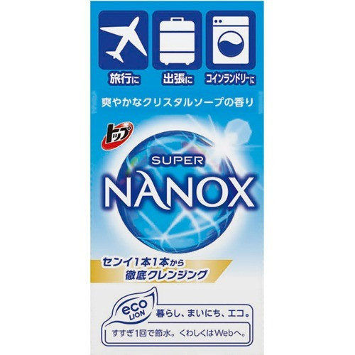 Lion Top Super Nanox Концентрований рідкий засіб для прання білизни, пробник (дорожній пакет) 10 г
