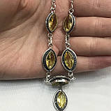 Цитрин ожерелье колье с камнем цитрин ожерелье с цитрином Индия, фото 3