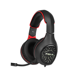Ігрові геймерські стерео накладні навушники з мікрофоном і підсвіткою XTRIKE ME Gaming RGB GH-710 Чорні