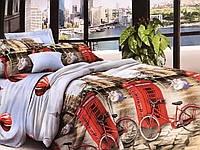 "лондон" Комплект постільної білизни двоспальний розмір 180*210 см з бязі (Пакістан)