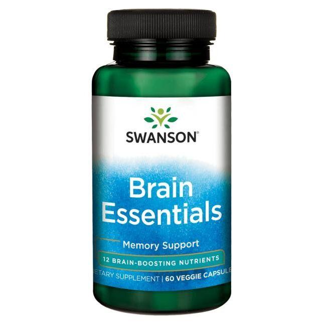 Swanson Brain Essentials, Вітаміни для мозку (60 капс.)