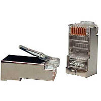 Конектор RJ45 FTP кат. 5Е 8P8C 50 мкм, екранований