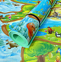 Дитячий килимок 2500×1200×8 мм, «Мадагаскар», теплоізоляційний, розвивальний, ігровий килимок