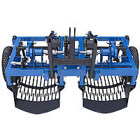 Картоплекопалка для мототрактора дворядна Преміум