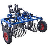 Картоплекопалка для мототрактора дворядна Преміум, фото 3