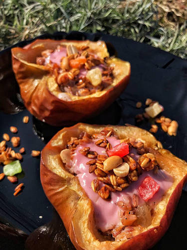 ЗАПЕЧЕНЕ ЯБЛУКО З ГРАНОЛОЮ 🍎