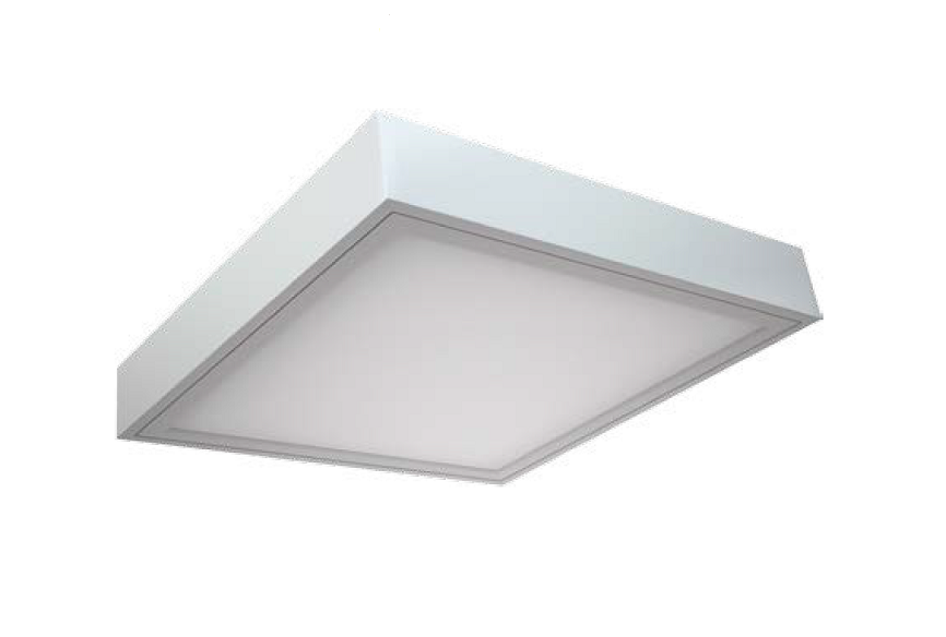 Світильник LED VTN opal 41 Вт 4000 К 5500 Lm IP54 накладний, з рамкою, світлодіодний (5 років гарантія), фото 1