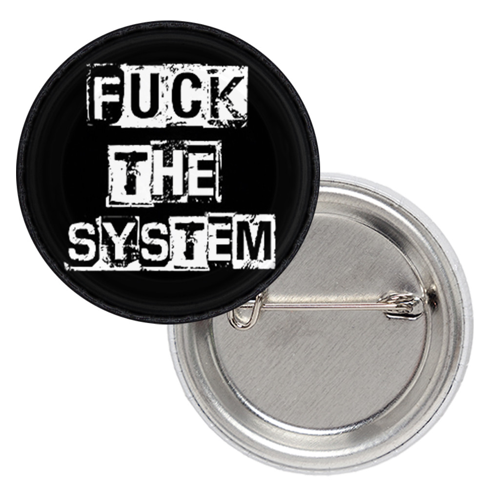 Значок Fuck The System (anonymous)