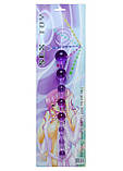 Анальний стрижень Boss Jelly Anal Beads Purple, фото 3