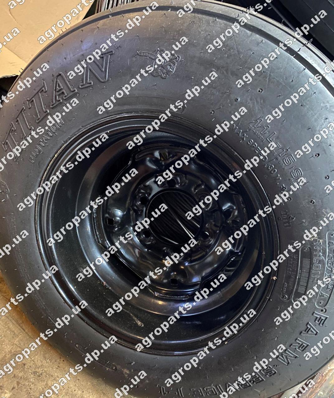 Колесо 155-012K в зборі з диском 814-233C Titan 11L-15SL 12 PLY Great Plains WHEEL & TIRE ASSY 6отв 155-007K, фото 1