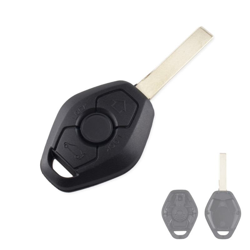 Ключ заготівка, корпус під чіп, 3кн, BMW, HU92, фото 1