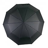 Зонт полуавтомат чорный MAX TOPRAIN 10 спиц/  Парасоля чоловіча, фото 4