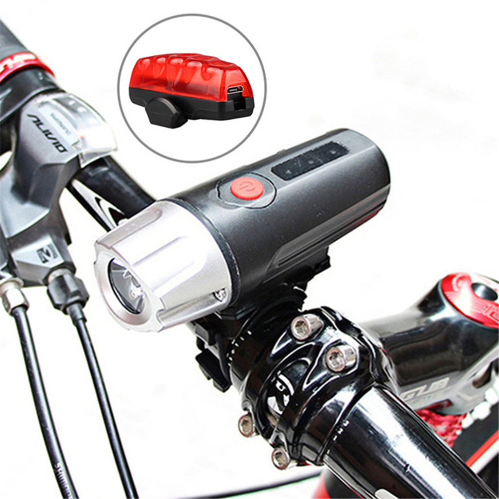 Комплект світла для велосипеда (фара + стоп) GUB G-016 300Lm