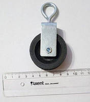 Блок ролик с крючком диаметр 45 мм для троса