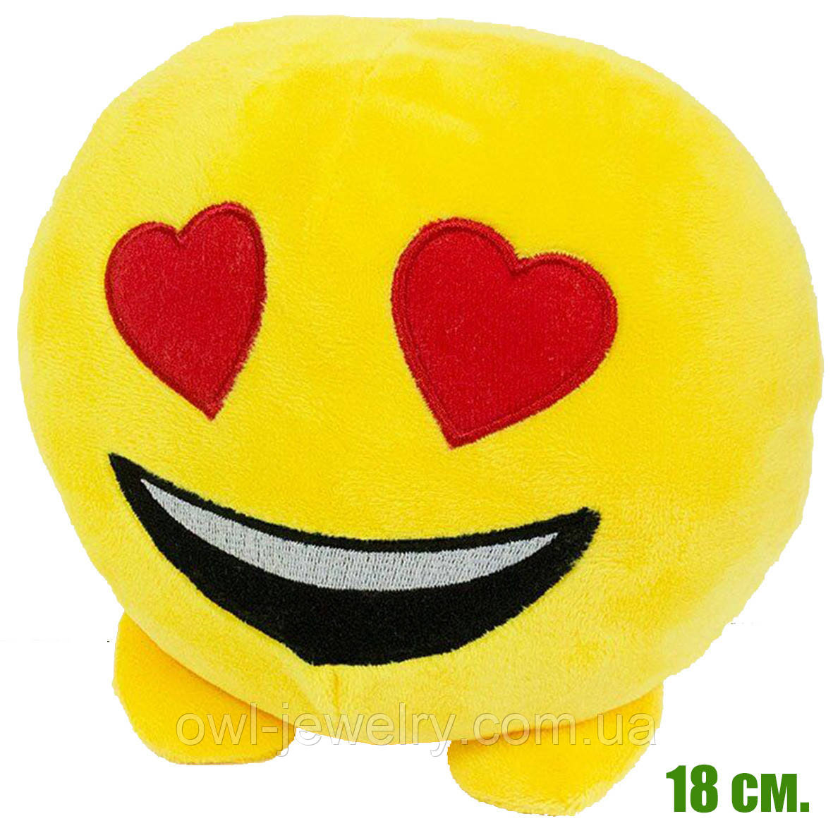 Купить Мягкая игрушка смайлик любимчик emoji 18 см Плюшевый смайлик ...