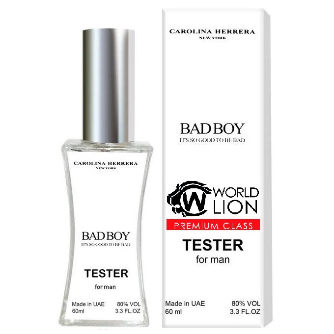 Тестер Premium Class Carolina Herrera Bad Boy чоловічий, 60 мл