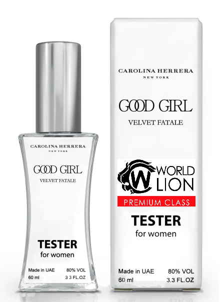 Тестер Premium Class Carolina Herrera Good Girl Velvet Fatale жіночий, 60 мл