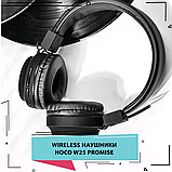 Навушники бездротові Hoco W25 Bluetooth сірі, фото 3