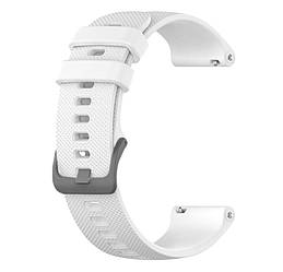 Силіконовий ремінець Primolux для смарт-годинника Garmin Vivoactive 4S - White