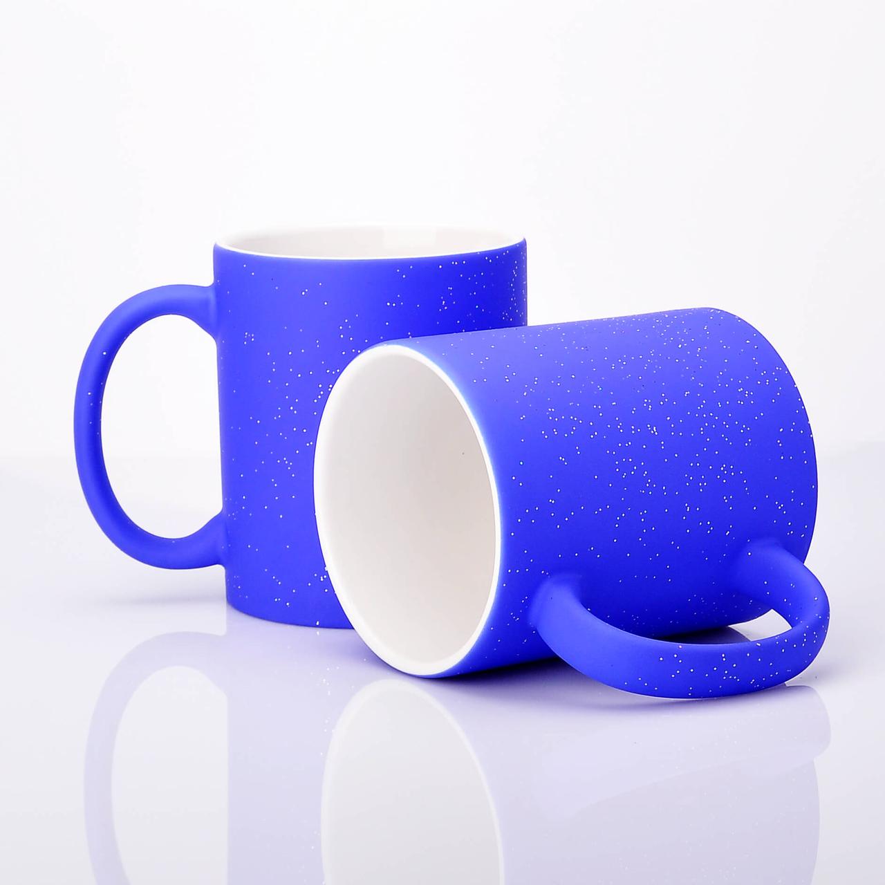 Чашка для сублимации хамелеон с блестками (голубой): продажа, цена в .