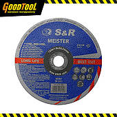 Круги абразивні відрізні по металу і нержавіючій сталі S&R Meister A 36 S BF 180x1,6x22,2мм
