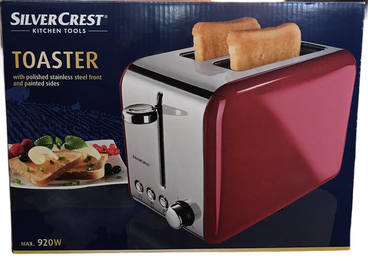 Тостер SilverCrest STS 920A1 920W Red + 7 режимів обсмажування