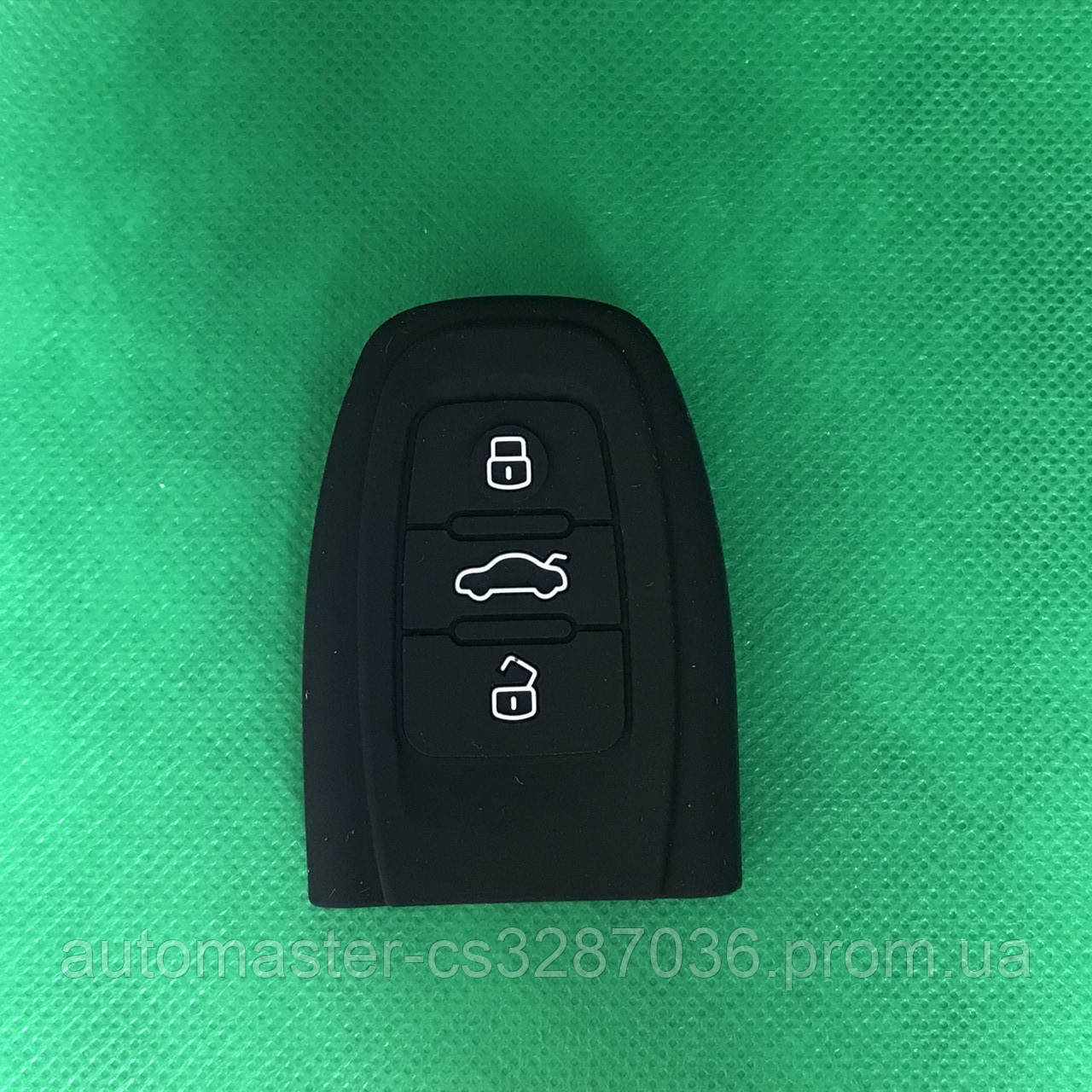 Чехол силиконовый на смарт ключ 3 кнопки для автомобиля AUDI АУДИ A4 A6 A8 Q2,Q3,Q5,Q7