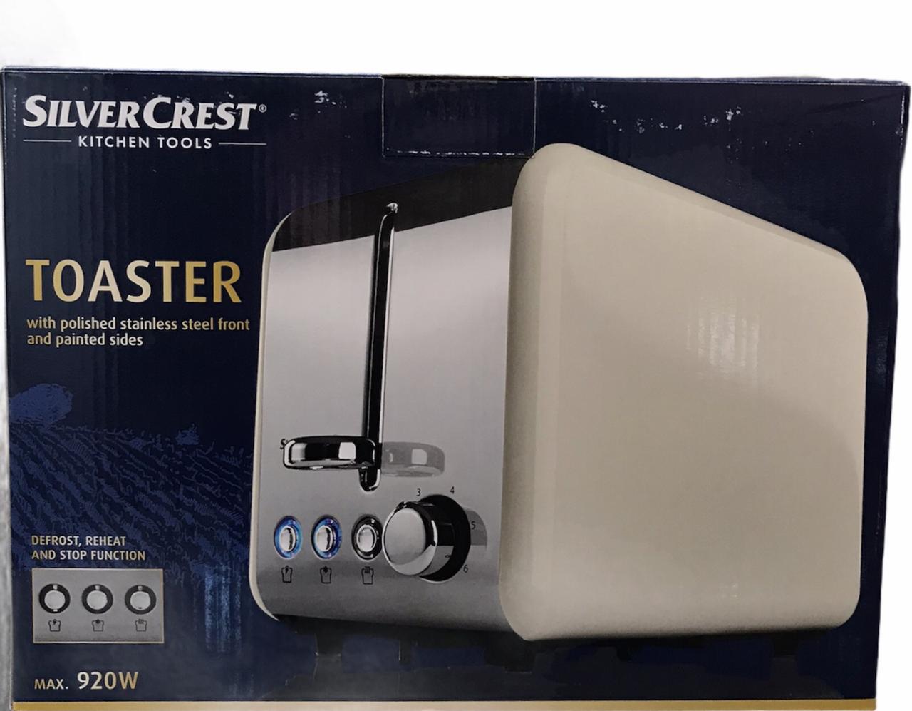 Тостер SilverCrest STS 920A1 920W бежевий+ 7 режимів обсмажування