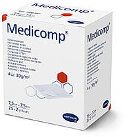 Cалфетки стерильные Medicomp 7,5 х 7,5 см 2х25шт из нетканого материала