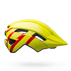 Велосипедний шолом Bell Sidetrack II MIPS Bike Helmet Strike Gloss Hi-Viz/Red Універсальний розмір 50-57cm