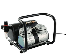 Двоциліндровий компресор для аерографа з ресивером серія IFOO