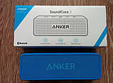 Колонка ANKER SOUNDCORE 2 (12W, BT5.0, IPX7, 5200mAh, AUX, 24 часа), Blue, фото 10