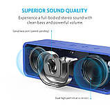 Колонка ANKER SOUNDCORE 2 (12W, BT5.0, IPX7, 5200mAh, AUX, 24 часа), Blue, фото 4