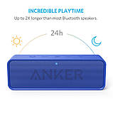 Колонка ANKER SOUNDCORE 2 (12W, BT5.0, IPX7, 5200mAh, AUX, 24 часа), Blue, фото 5