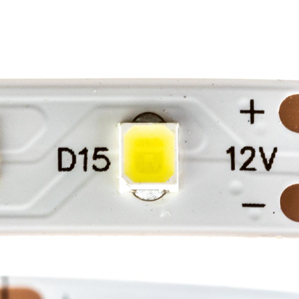 Лента светодиодная теплая белая 12V smd2835 60лед негерметичная 1м - фото 3 - id-p1392329471